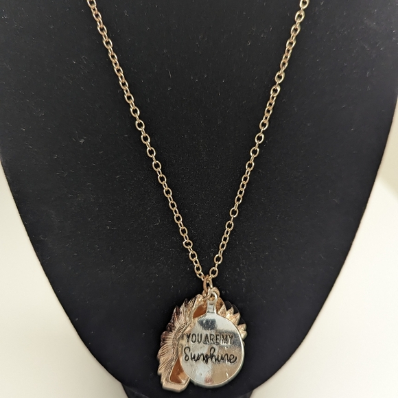 Jewelry - You are my sunshine necklace lock
